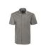 Projob Mens Short-Sleeved Formal Shirt (Silver)
