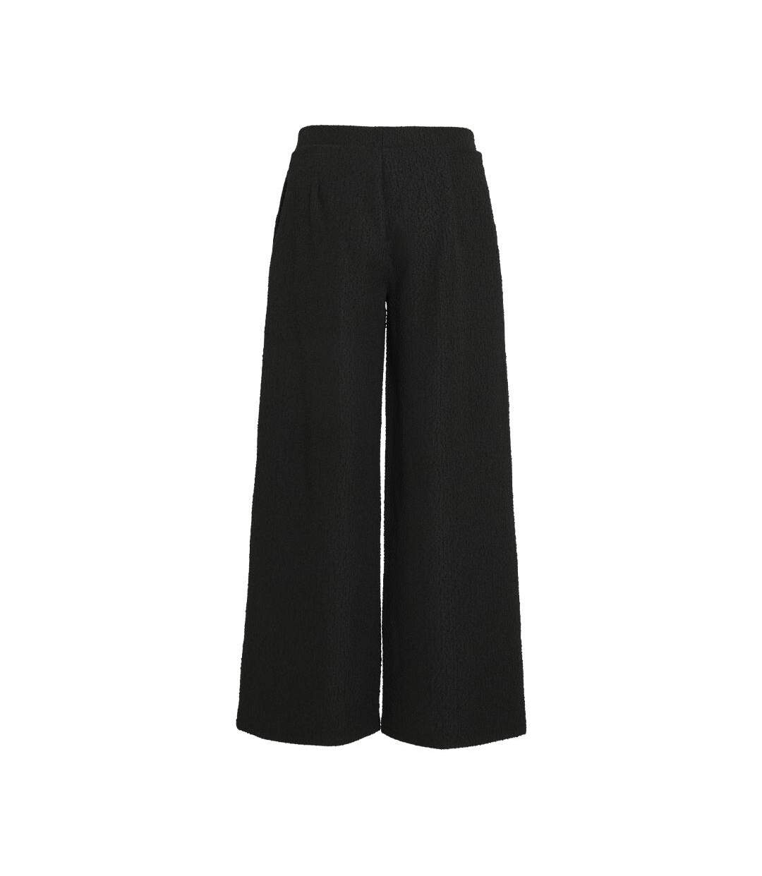 Pantalon fluide noir femme vila yona-2