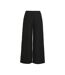 Pantalon fluide noir femme vila yona-2
