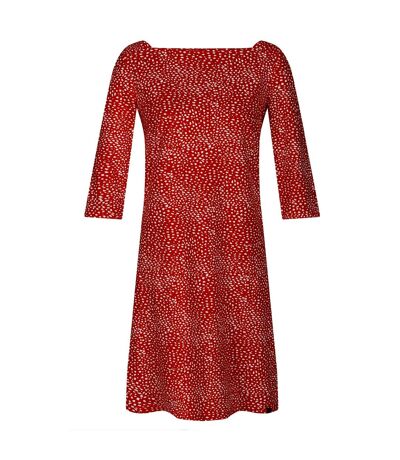 Robe paislee femme rouge clair / blanc Regatta