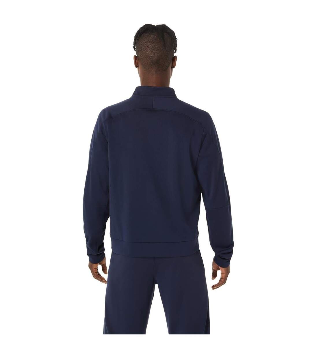 Mens Court Warm Up Tracksuit Top Midnight Blue Asics-3