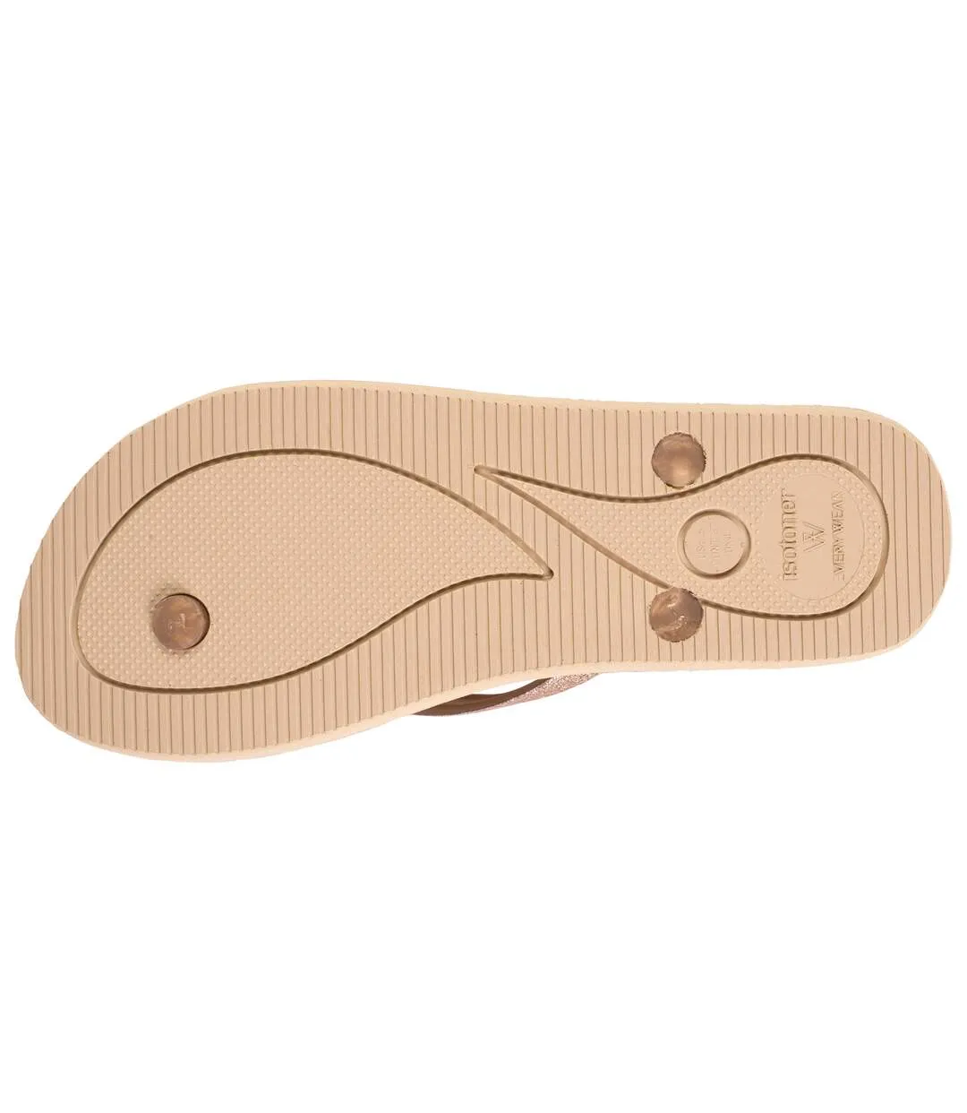 Isotoner Tongs femme tige paillettes-4