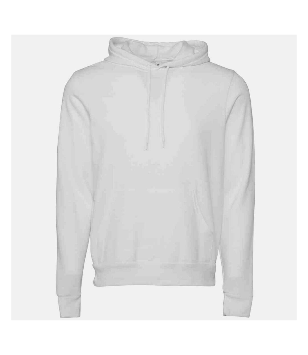 Unisex Adult Polycotton Pullover Hoodie Dtg White Bella + Canvas-1