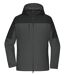 Veste 3 en 1 - Femme - JN1377 - gris carbone et noir-1