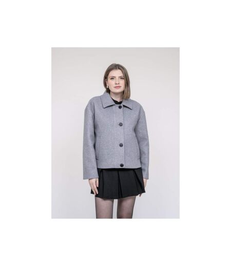Veste courte effet laine UPARLIE - Dona X Lisa