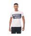 T-shirt homme blanc / bleu marine Emporio Armani-1