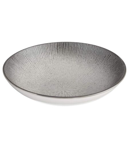 Lot de 6 Assiettes Creuses Atelier 19cm Gris