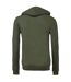 Canvas Sweat À Capuche Et Fermeture Zippée Homme Vert Militaire Bella + Canvas-2