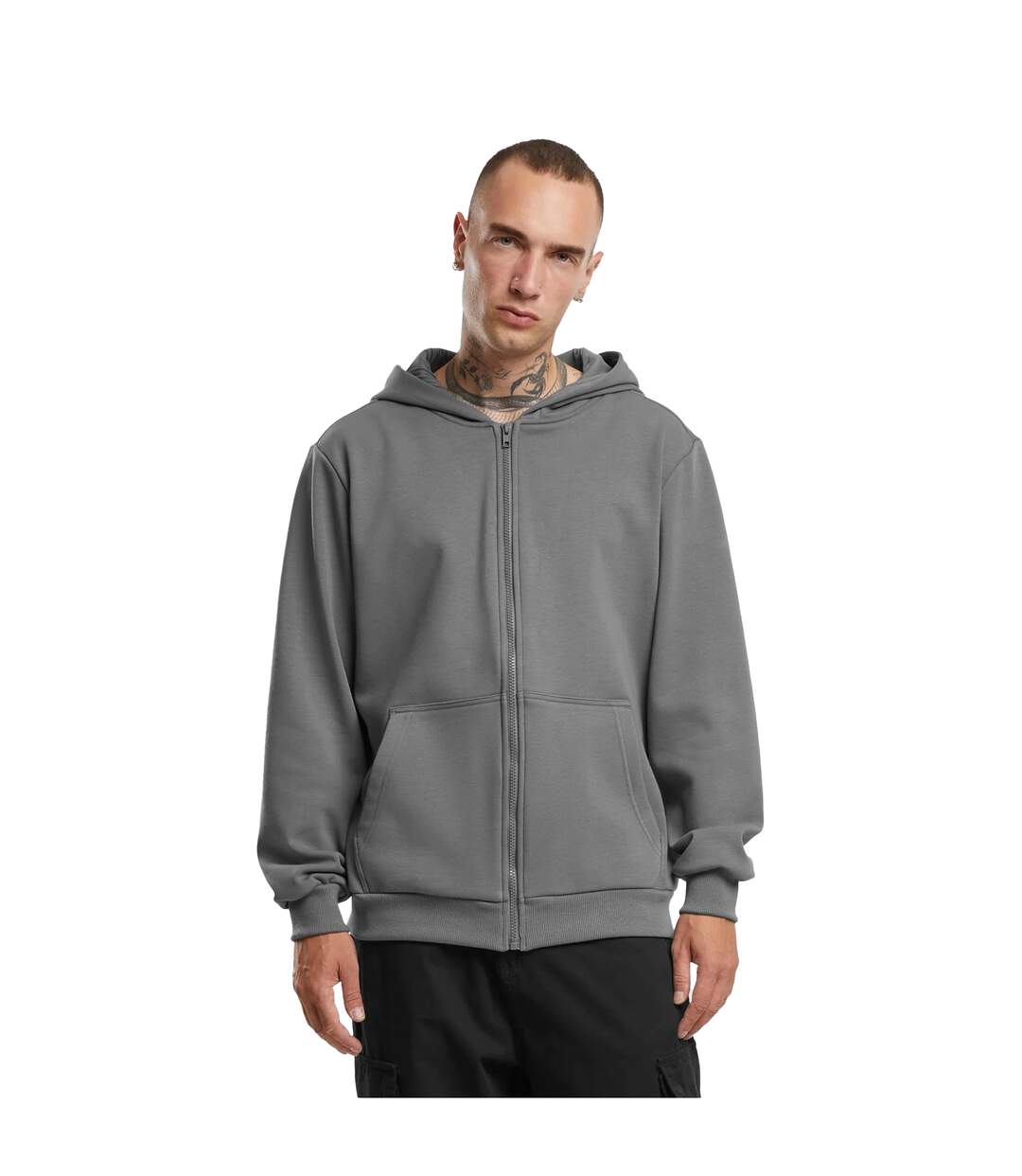 Sweat À Capuche Cozy Homme Gris Clair Urban Classics-2