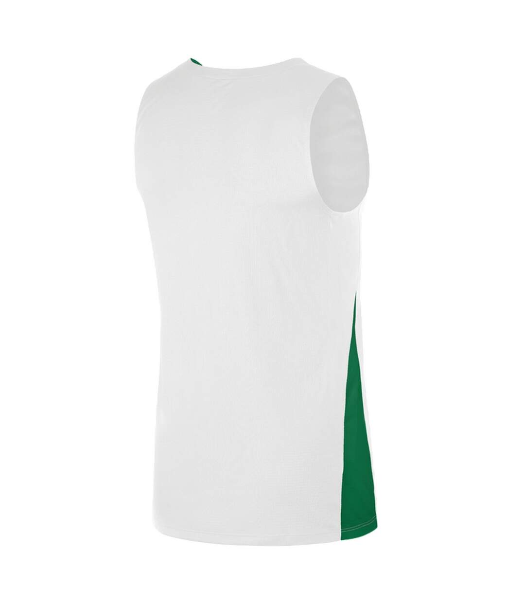 Mens Team V Neck Basketball Jersey White Pine Green Nike-2
