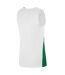 Mens Team V Neck Basketball Jersey White Pine Green Nike-2