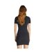 Robe Courte Motif/style Côtelé Femme Noir Délavé Calvin Klein-3