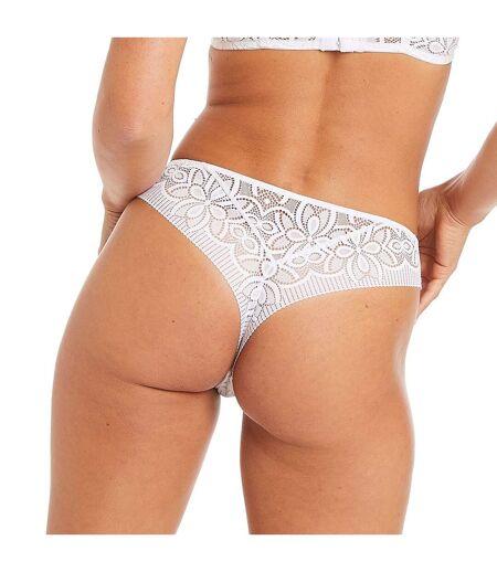 Tanga blanc Roulotte