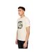 T-shirt deecee homme blanc cassé Duck and Cover