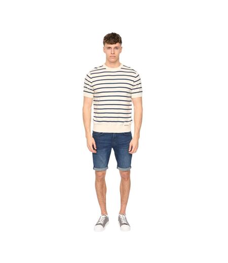 T-shirt Norwell Homme Gris Pâle À Rayures Duck And Cover