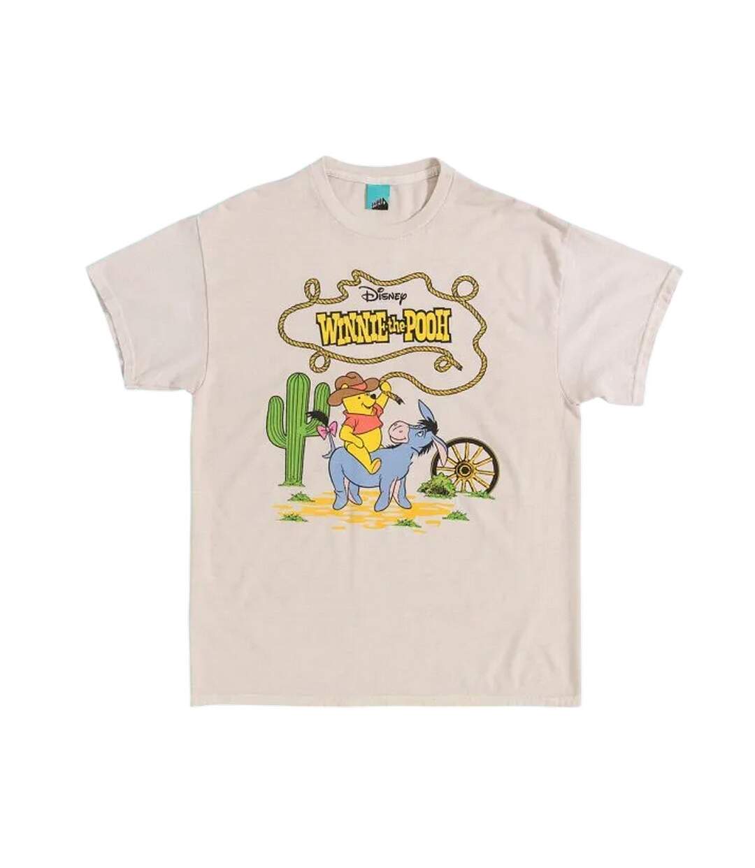 T-shirt Motif/style Cowboy Adulte Beige Winnie The Pooh-1