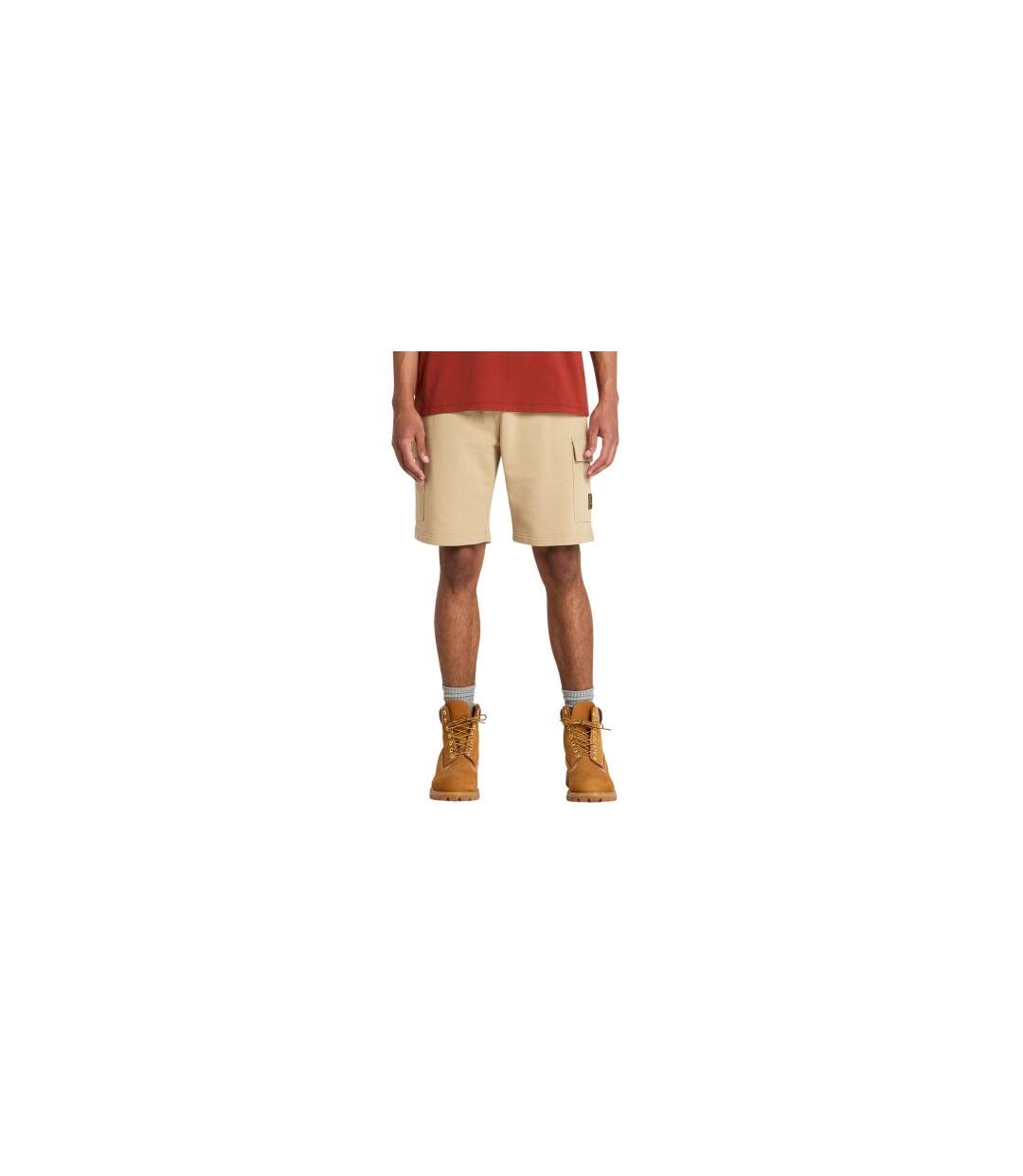 Short À Poches Homme Citron Poivron Rouge Timberland-1