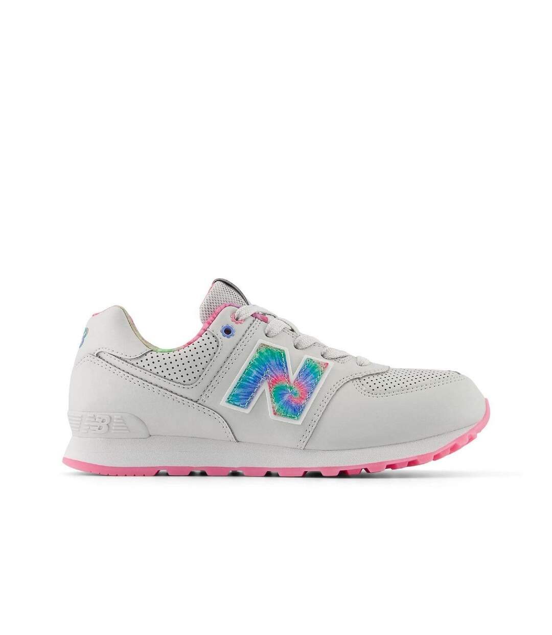 Baskets Motif/style Tie-dye Femme Gris New Balance-1