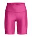 Womens/ladies Compression Cycling Shorts Pink Under Armour-1