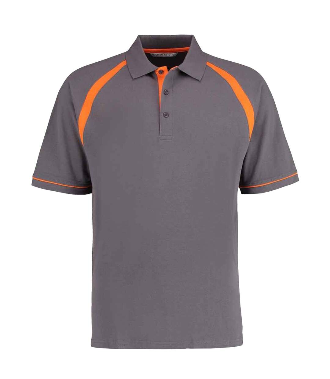 Polo Oak Hill Homme Charbon Orange Kustom Kit-1