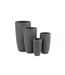 Lot de 4 Vases Design en Argile Neda 96cm Gris-1