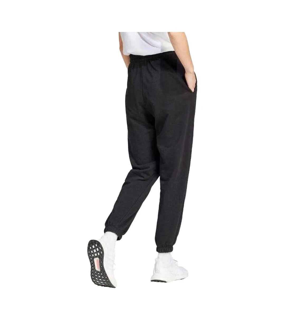 Pantalon De Jogging Style Petit Logo Essentials Femme Noir Adidas-3