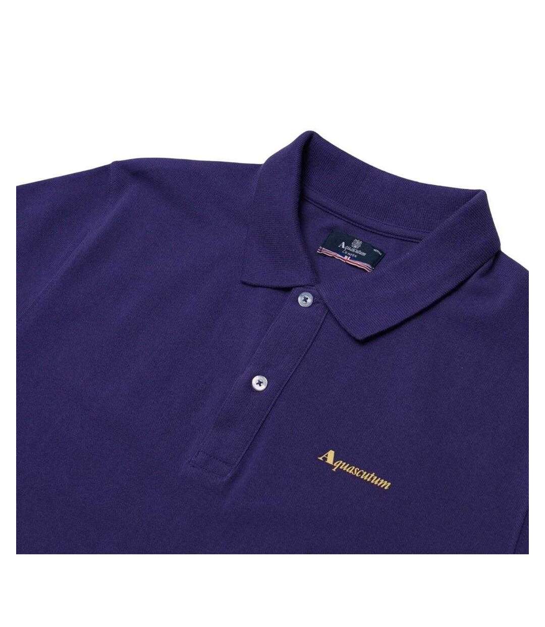 Polo Active Homme Violet Éclatant Aquascutum-4