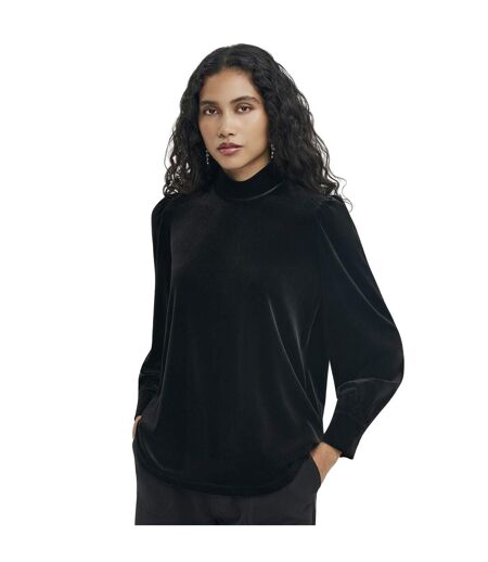 Blouse Manches Bouffantes Femme Noir Finery