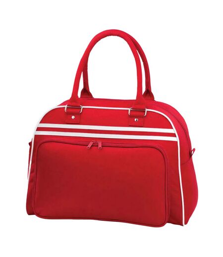 Retro 23l Bowling Bag One Size Classic Red White Bagbase