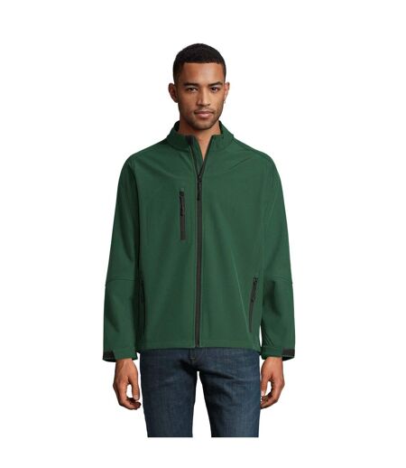 Veste Softshell Relax Homme Vert Bouteille SOLS