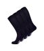 4 Pack Extra Wide Knee High Bamboo Diabetic Socks-1