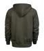 Sweat À Capuche Homme Vert Foncé Tee Jays-2