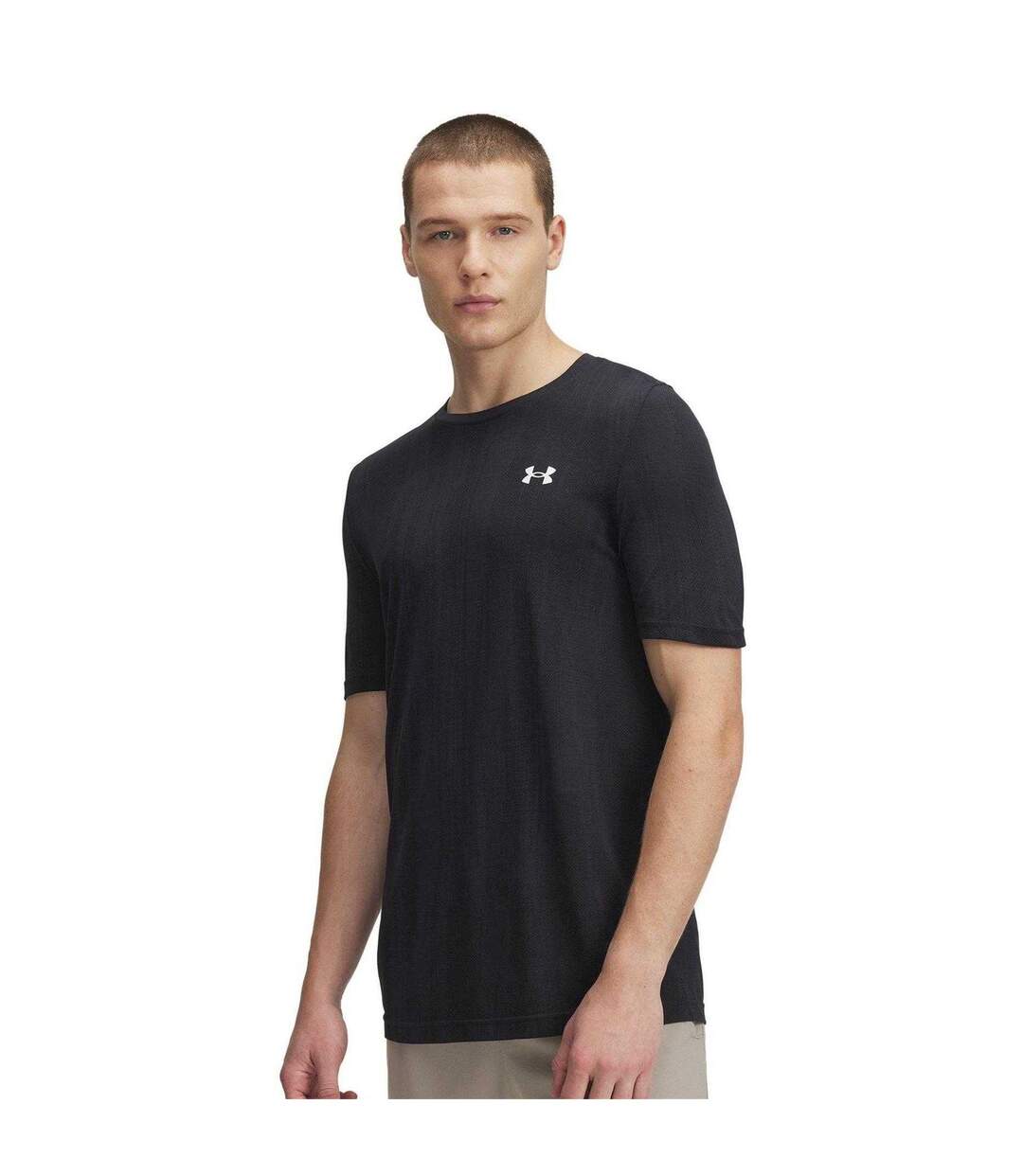 Mens Classic Logo T-shirt Black Under Armour-1