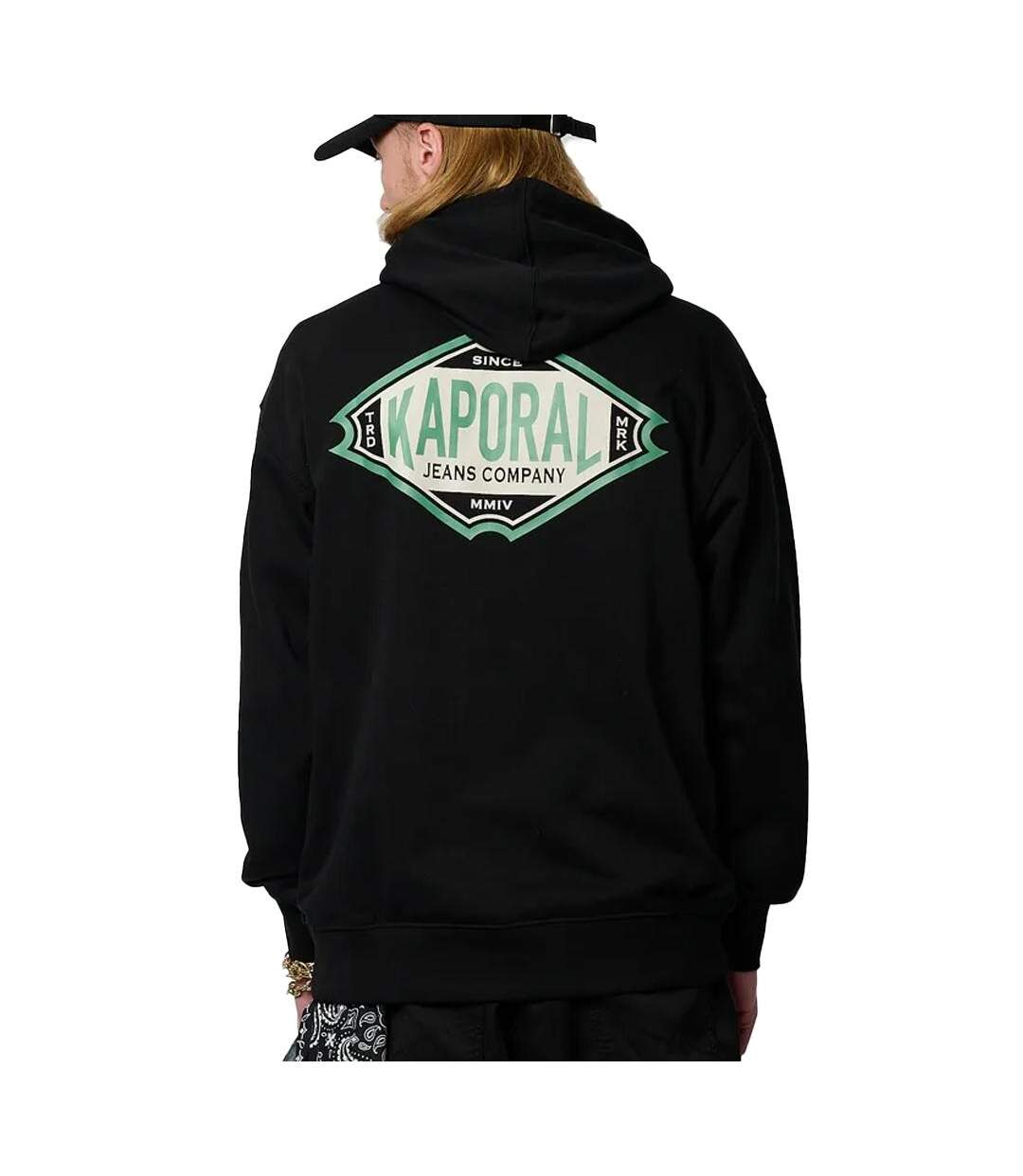 Sweat noir homme kaporal touti-2