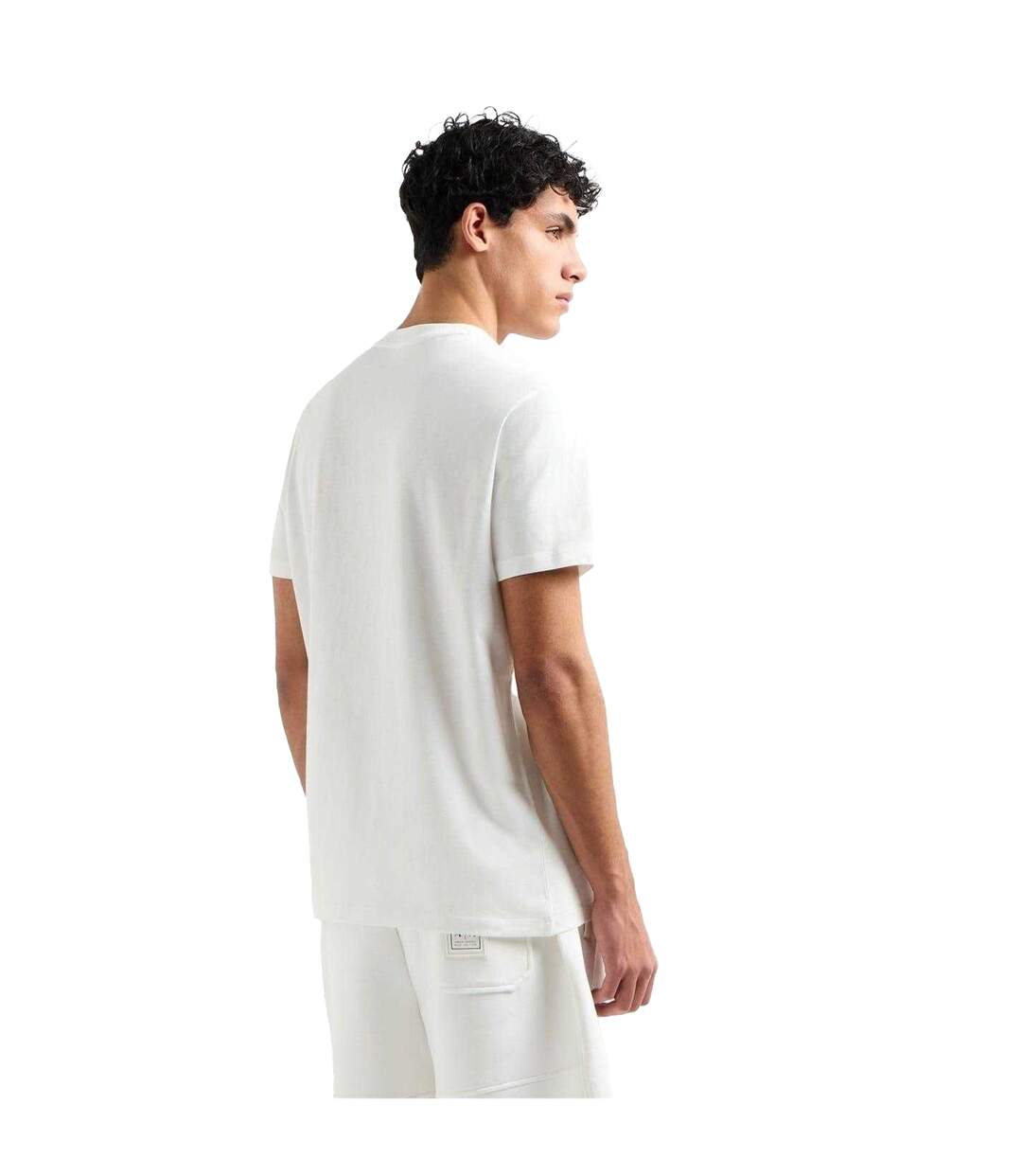 Mens Regular T-shirt Off White Armani Exchange-3