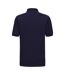 Russell Mens Ripple Collar & Cuff Short Sleeve Polo Shirt (French Navy) - UTBC572