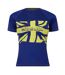 T-shirt Motif/style Union Jack Femme Bleu Marine Sinead Gorey-2
