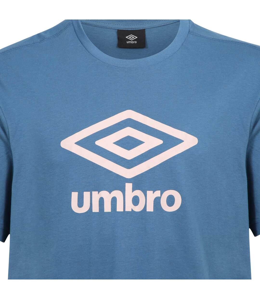 Tee shirt homme col rond en coton 160GSM et logo imprimé 729280 Umbro-2