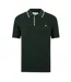 Mens Braided Regular Short-sleeved Polo Shirt Evergreen Jack Wills-1