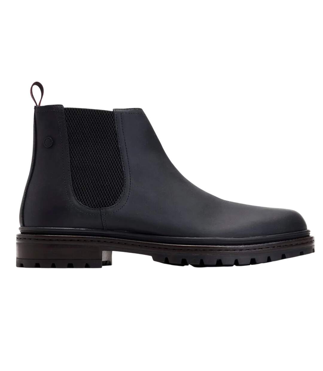 Bottines Chelsea Walsh Homme Noir Base London-3