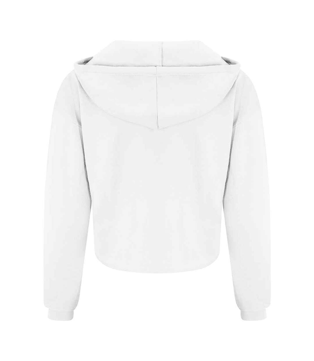 Sweat à capuche girlie femme blanc Awdis-2