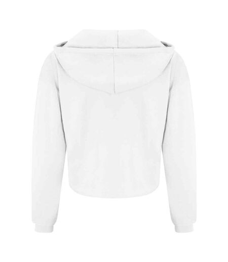 Sweat à capuche girlie femme blanc Awdis