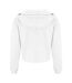 Sweat à capuche girlie femme blanc Awdis-2