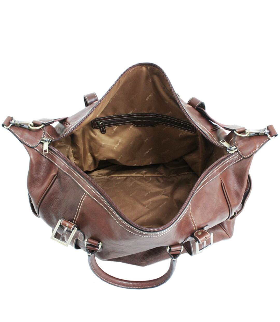 Katana - Sac de voyage en cuir Bill - marron - 6493-4