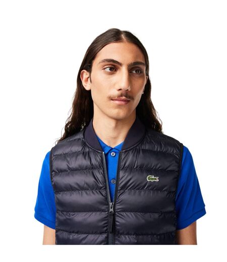 Veste Sans Manches Motif/style Logo Homme Bleu Marine Lacoste