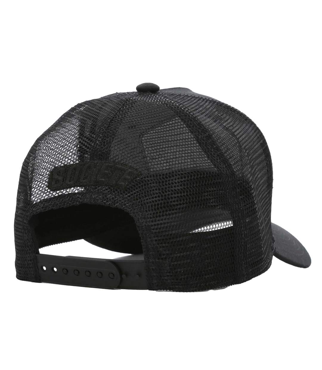 Casquette Trucker Sport Motif/style Logo Plate Noir Gris Societe Noir-2