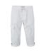 Short À Poches Memphis Homme Blanc Threadbare-1