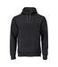 Sweat À Capuche Motif/style Uni Customised Homme Bleu Marine Foncé Mascot-1