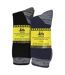4 Pr Chaussettes de Travail Homme Coton pour Été-2