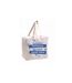 Sac Fraîcheur en Jute & Coton Aliments 40cm Blanc-1